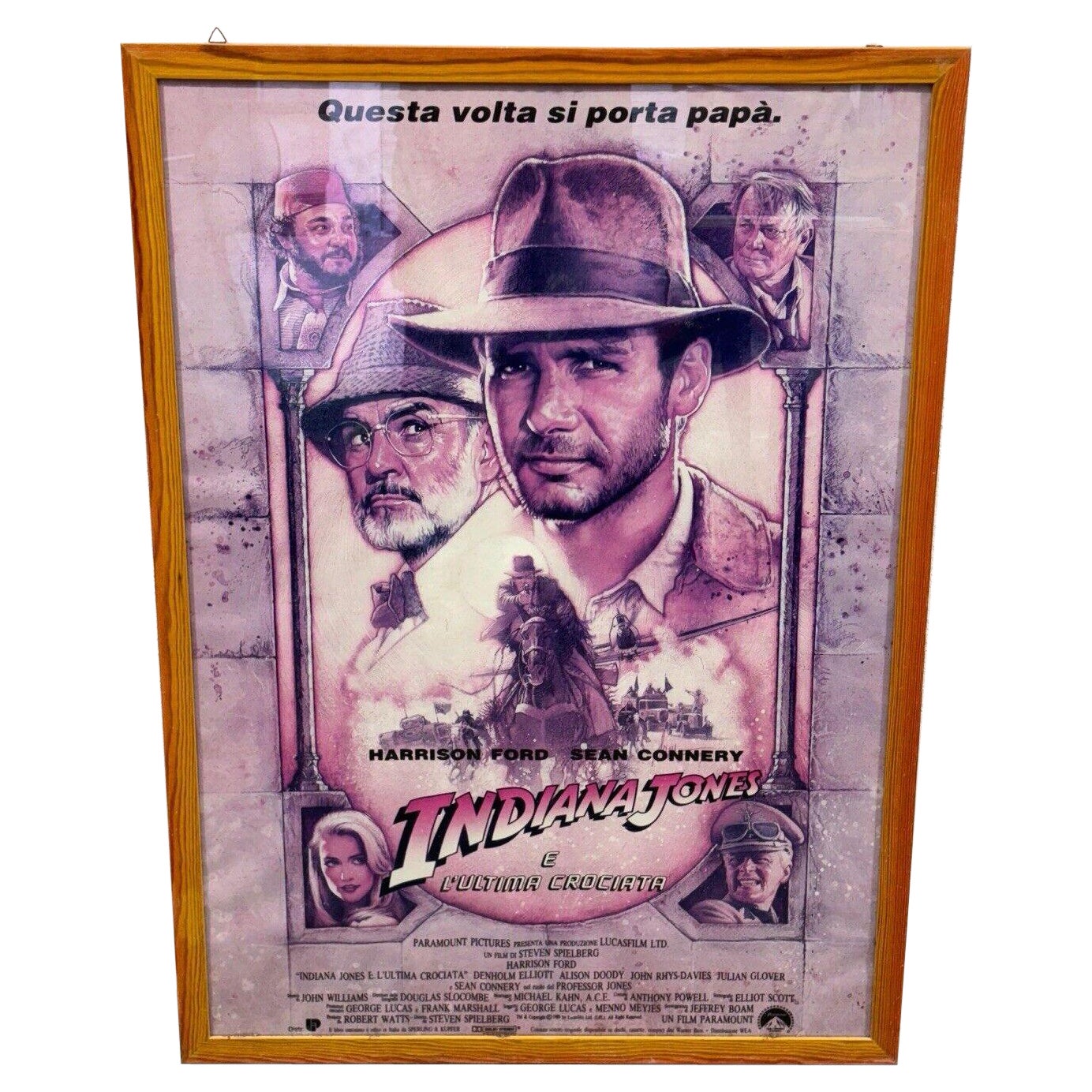 Indiana Jones and the Last Crusade Movie Poster For Sale