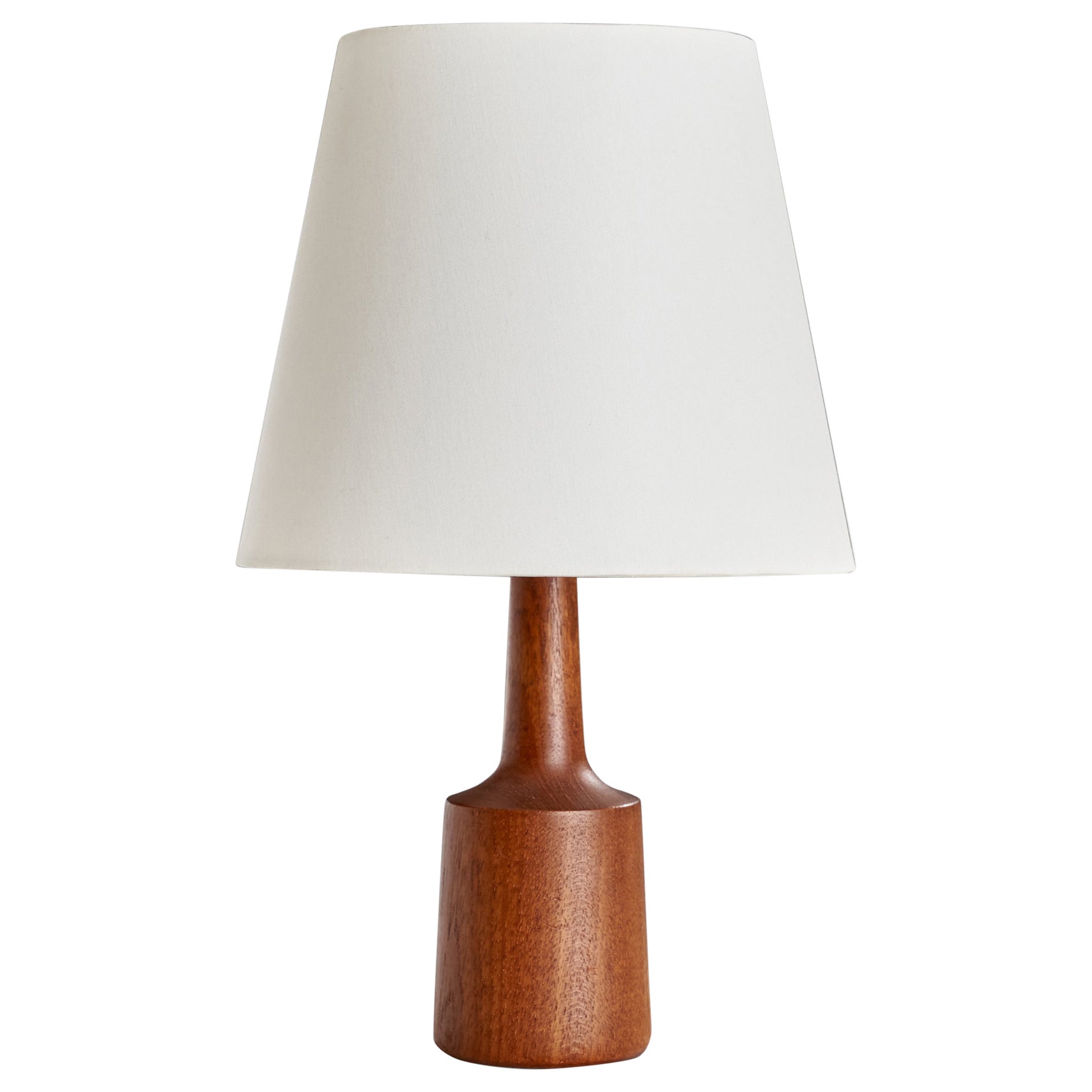 D. A. Kunst, Lampada da tavolo, Teak, Danimarca, anni '50 in vendita