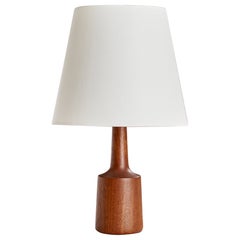 D. AT&T. Kunst, lampe de table, teck, Danemark, années 1950