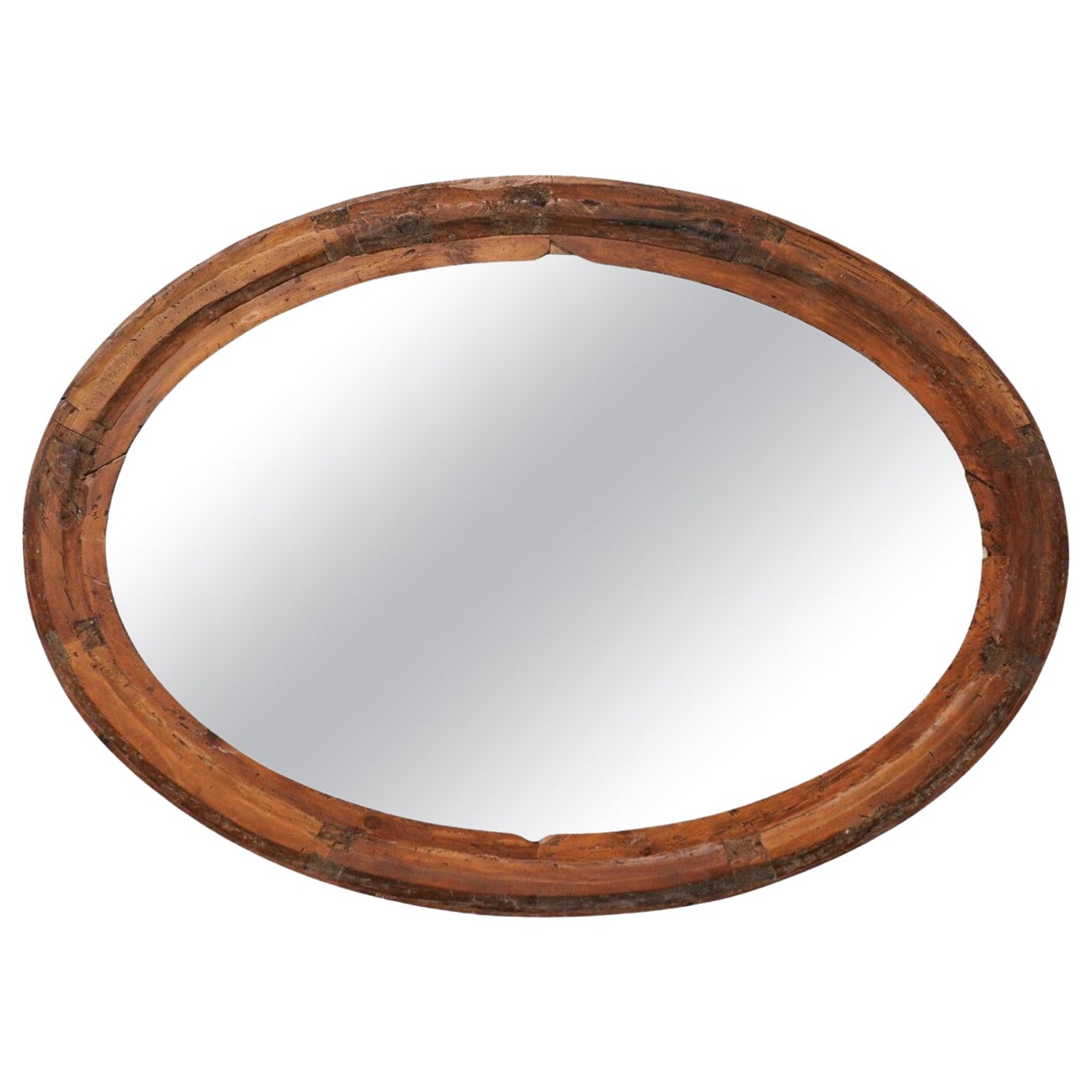 An Italian Large-Sized Oval Mirror, Early 20th C.