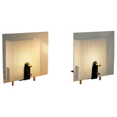 Georges Frydman, pair of modernist lamps, France 1960