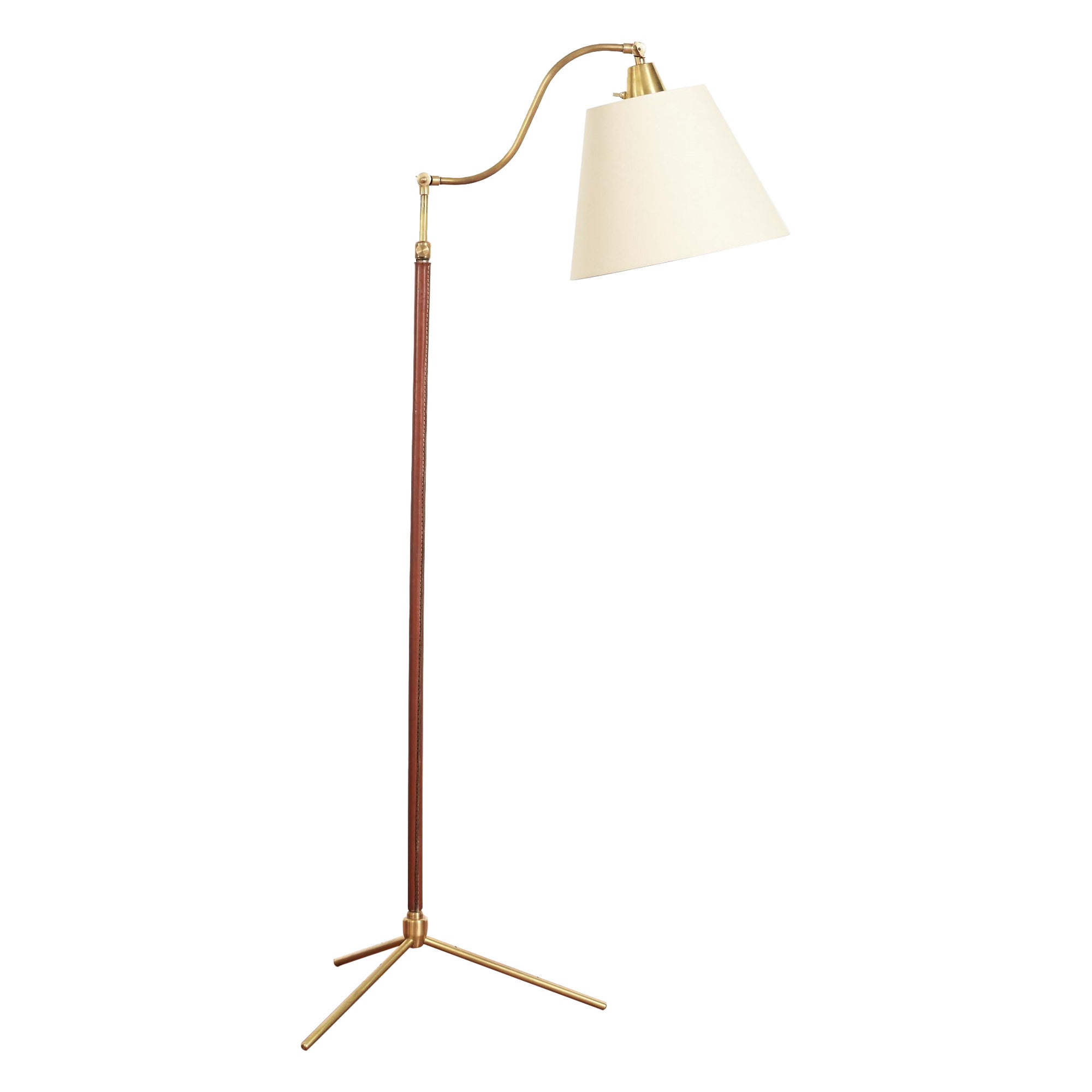 Lampadaire de style Jacques Adnet