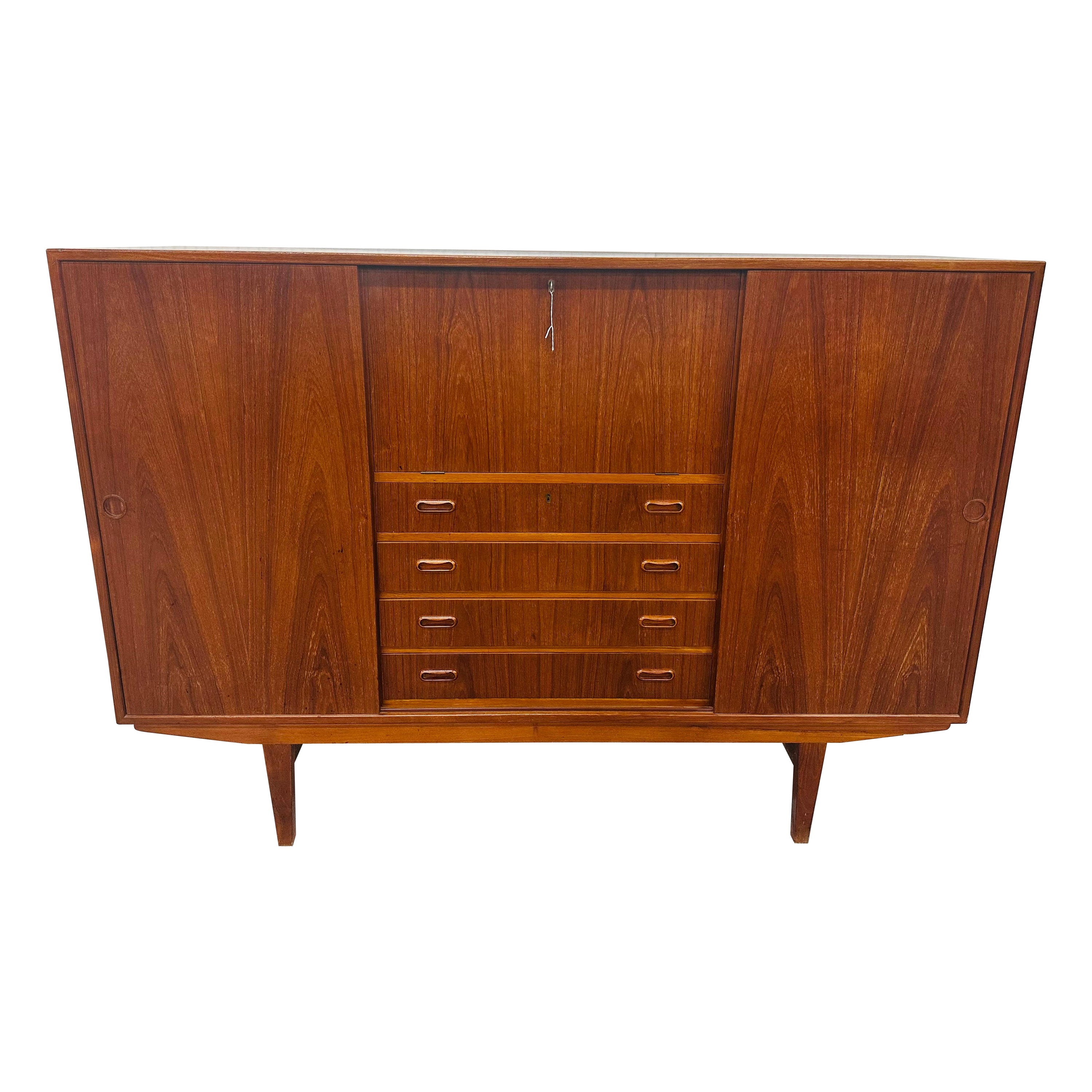 Mid-Century Danish Modern Teak Storage Cabinet