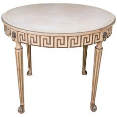 Italian Neoclassical Style Round Table