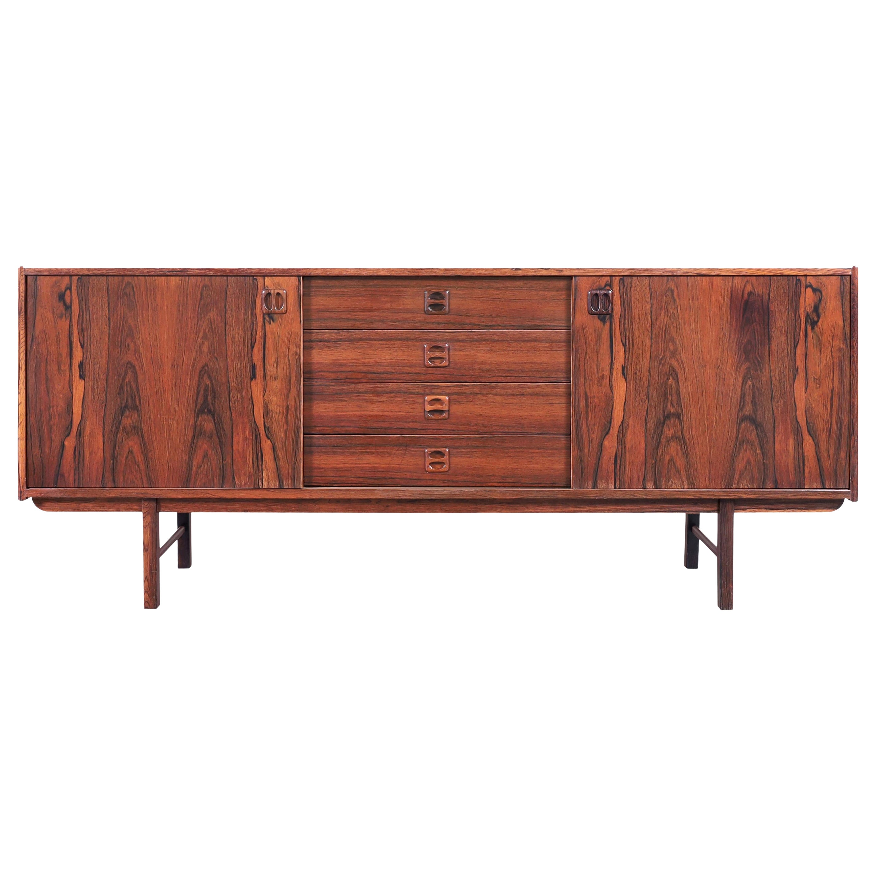 Mid-Century Rosewood "Ladoga" Sideboard by Erik Wortz
