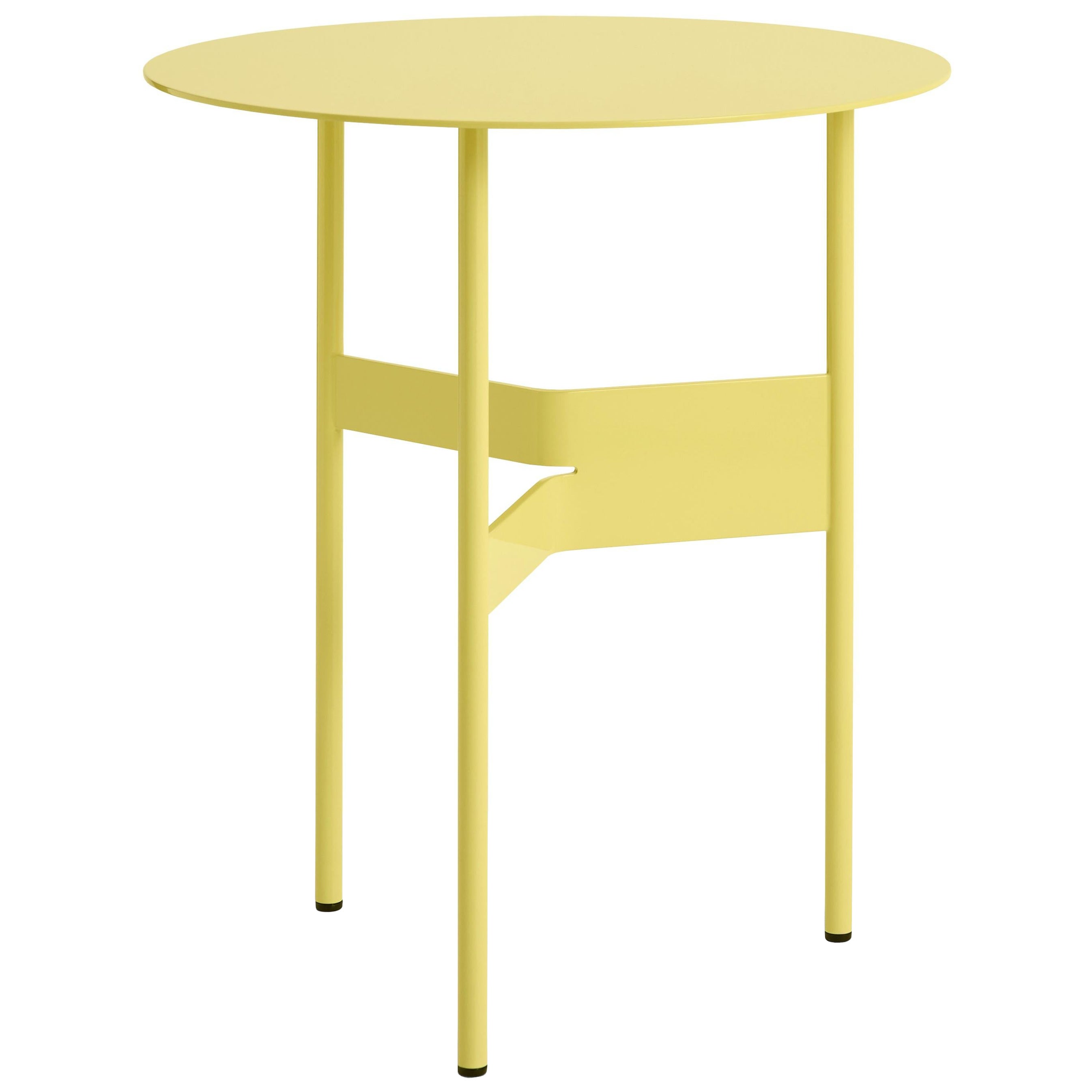 Mesa de centro Shim D45, acero con revestimiento de polvo, de Jonas Trampedach para Hay
