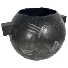 A Romanian Ceramic Vessel, with Metalic Glaze