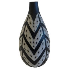 Vaso in ceramica danese del metà secolo, Marianne Starck per Andersen and Sons