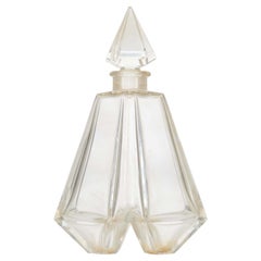 Frasco de perfume francés Art Déco Baccarat para Ciro "Reflections