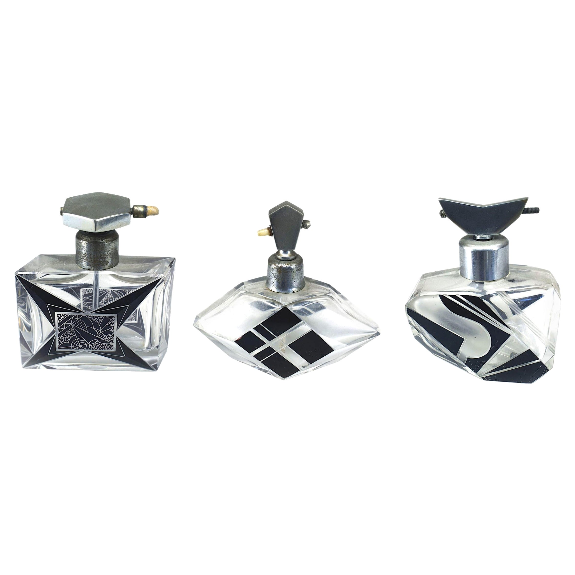 Art Deco Glass Atomizers
