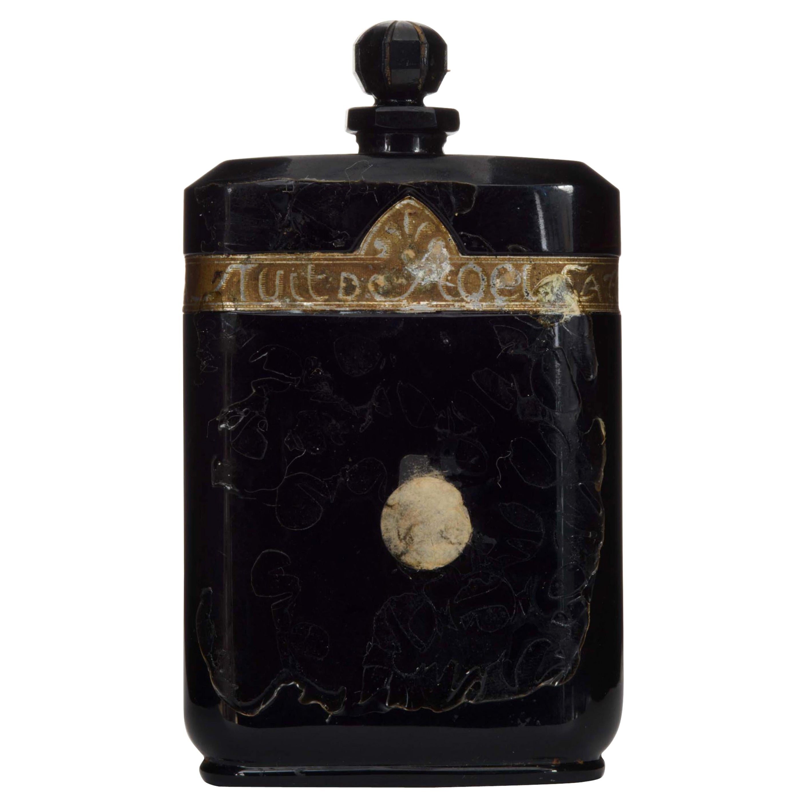 Bottiglia di profumo francese Art Deco Nuit de Noes di A. Caron