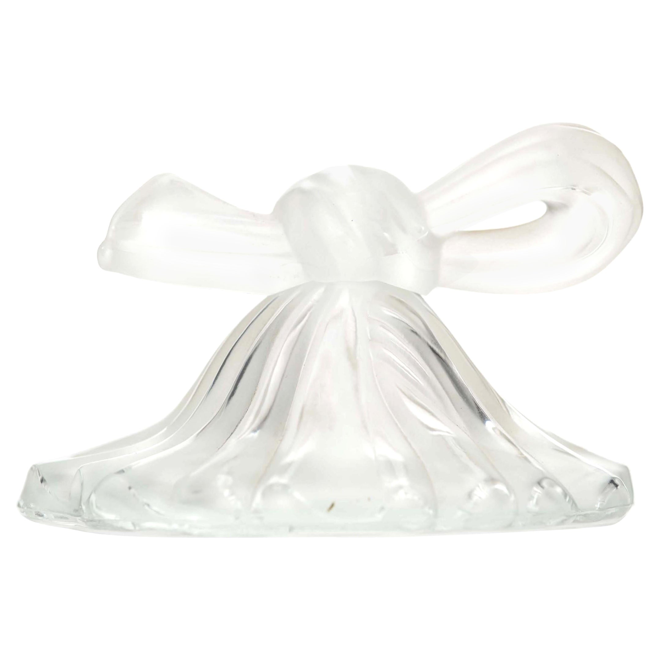 Bottiglia di profumo francese Art Deco Jabot di Lucien Lelong