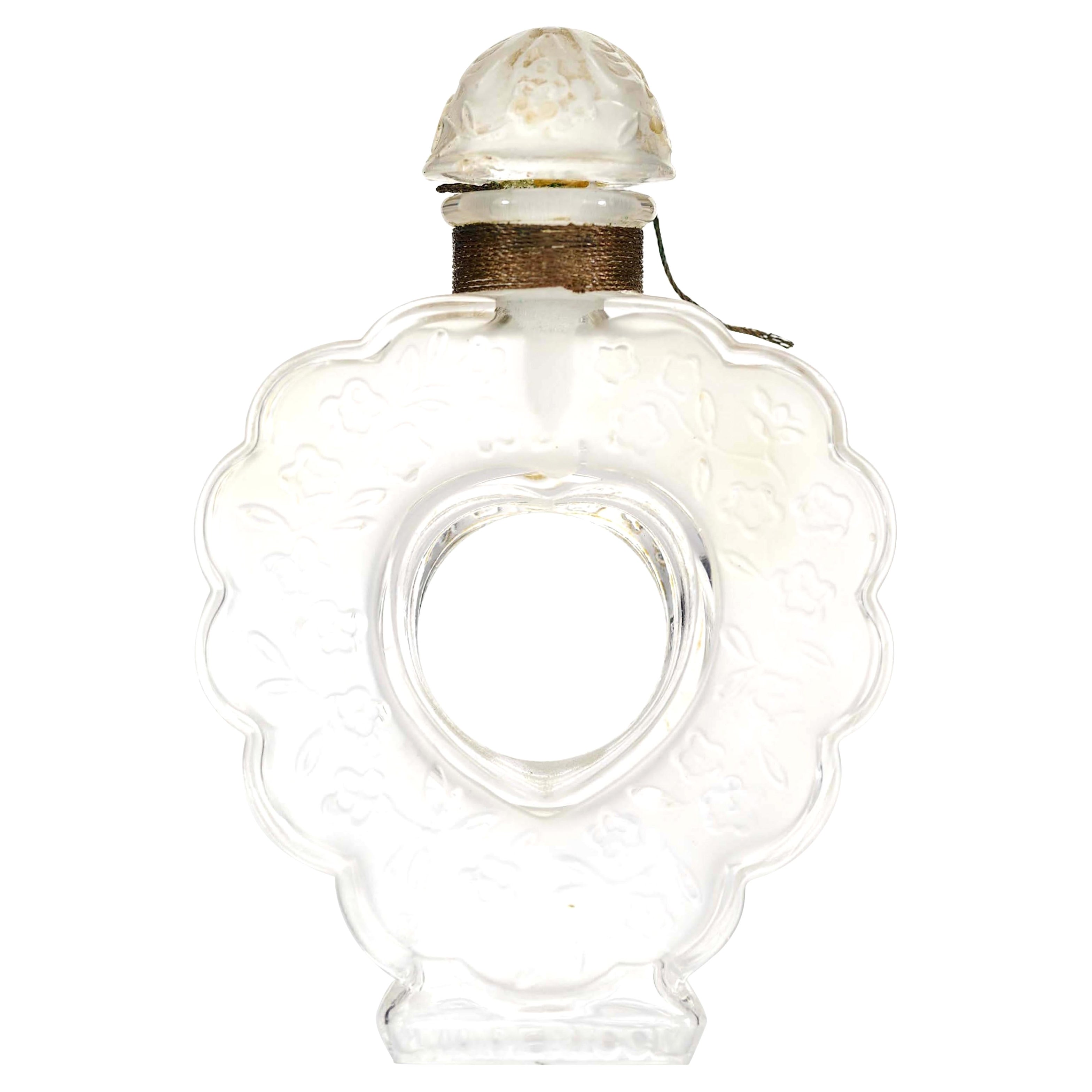 Bouteille de parfum Art Déco Coeur Joie par Ricci Lalique