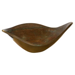 Mexican Mid-Century Hammered Copper Bowl