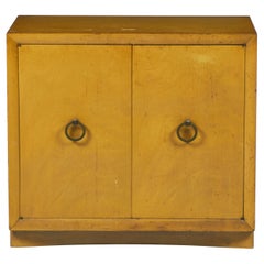 T.H. Robsjohn-Gibbings pour Widdicomb meuble de rangement moderne mi-siècle à deux portes en érable