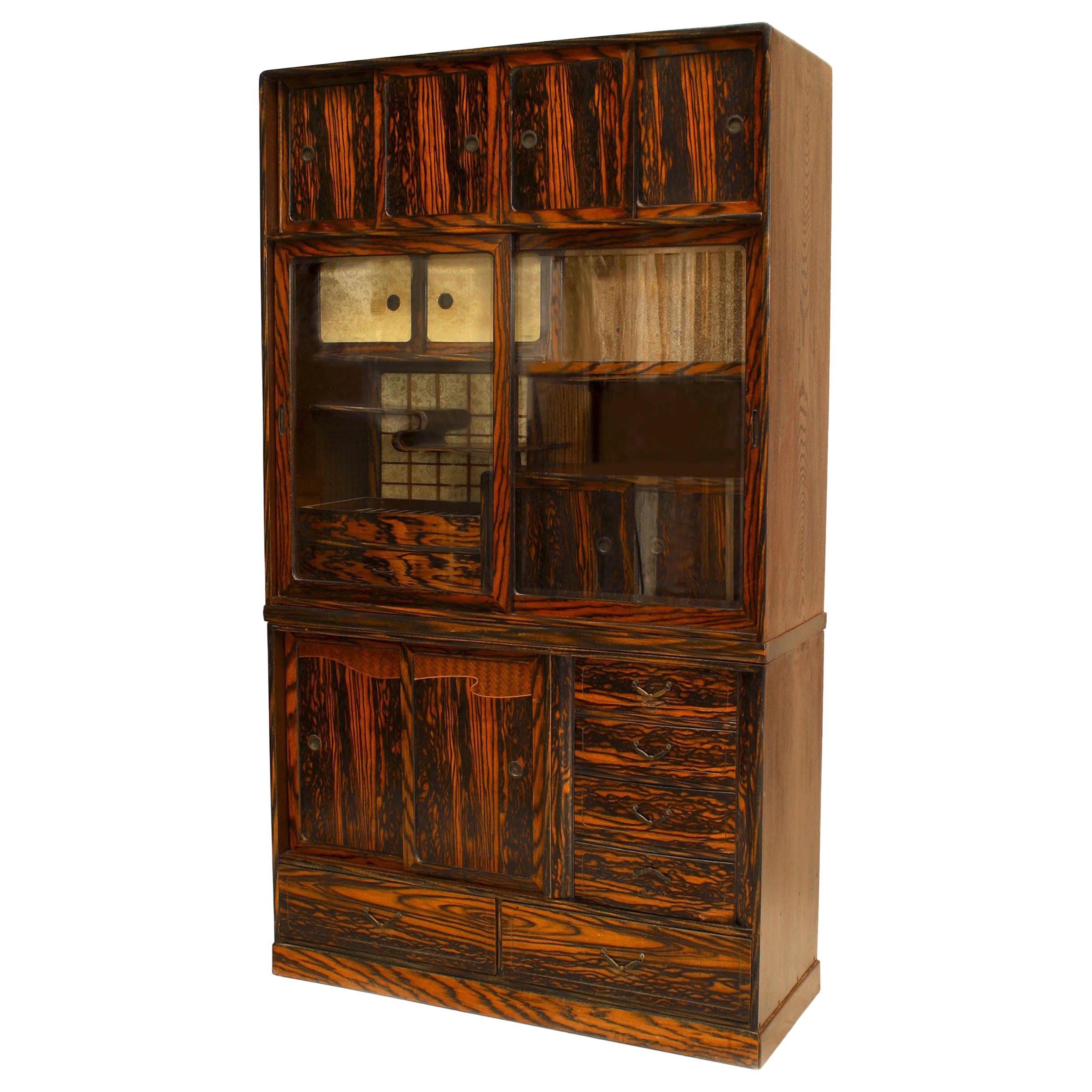 Asian Calamander Wood Étagère