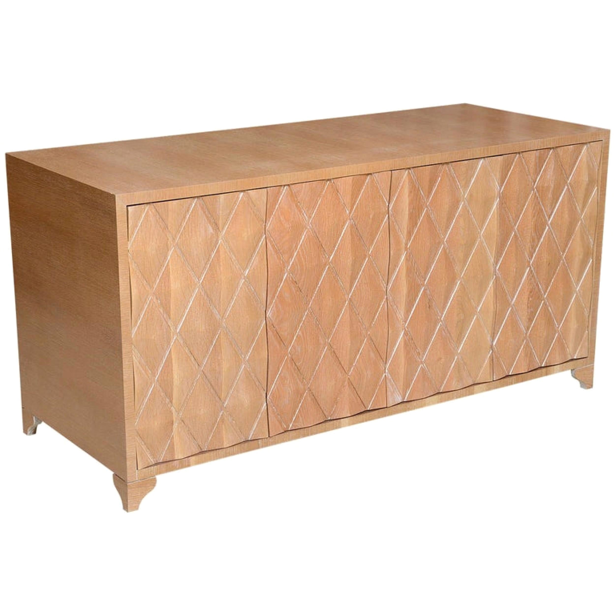 Buffet o credenza a quattro ante in Oak Oak, Jamie Herzlinger