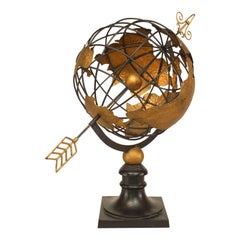 Italian Mid-Century Iron Armillary