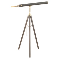 Antique English Victorian Ebonized Telescope