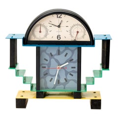 Memphis-Style Table Clock