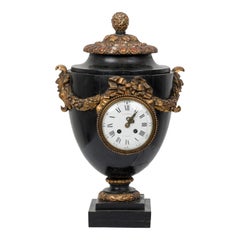Reloj Imperio Francés Dorado y Pintado
