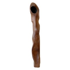 Freestanding Abstract Wooden Sculpture by Raul Varnerin