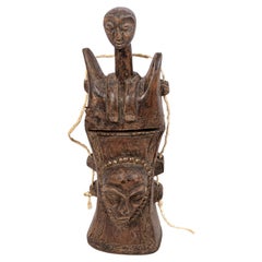 Vintage Tribal Figural Box
