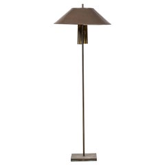 George Kovacs American Mid-Century Bronze Patinated Floor Lamp