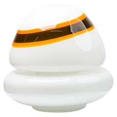 Vistosi Italian Mid-Century Hand Blown Murano Glass "Mushroom" Floor Lamp