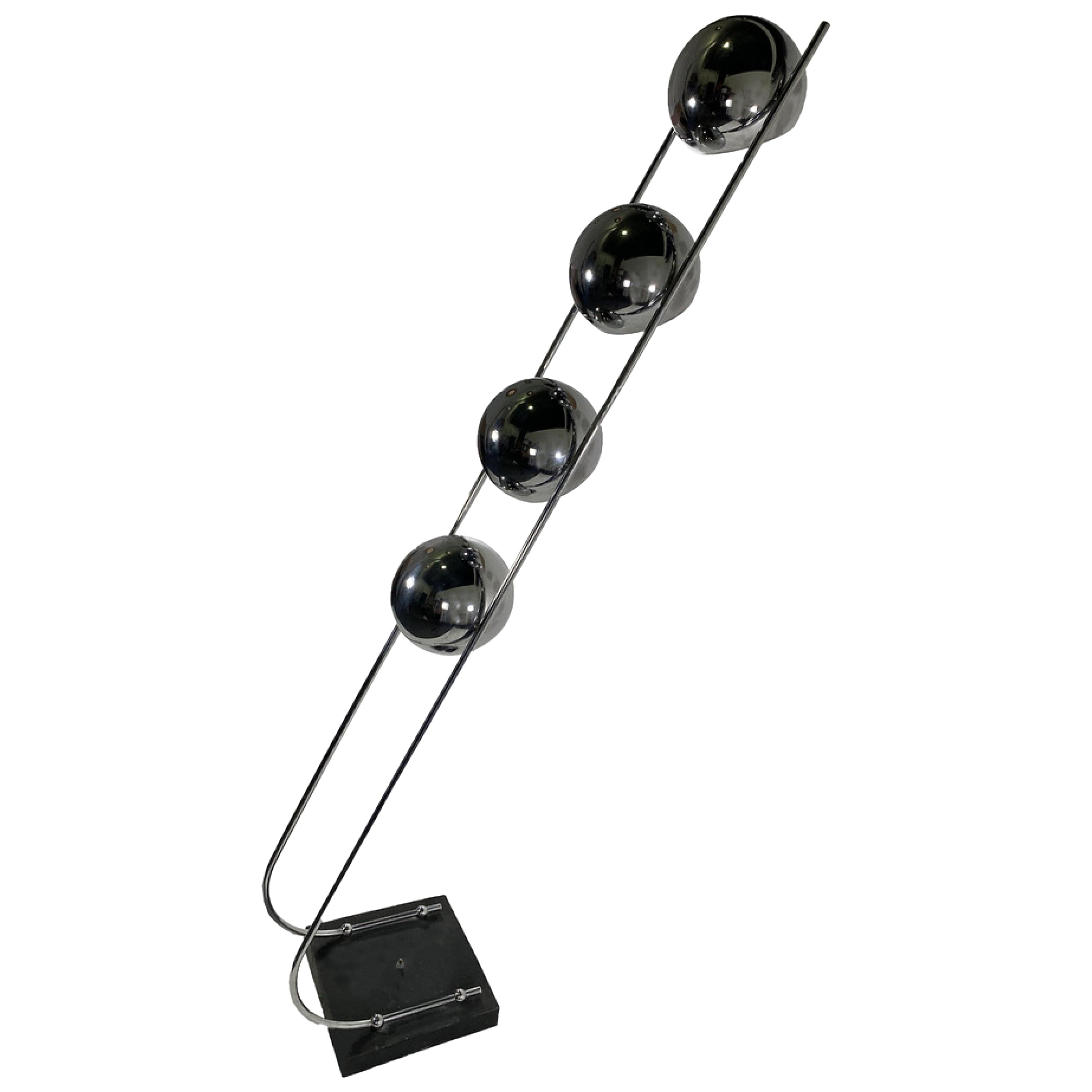 Modern Chrome Floor Lamp