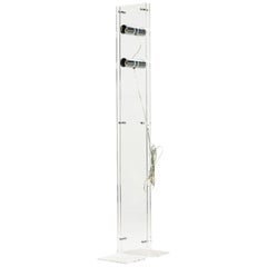 Lampada a stelo in lucite, attribuita a Charles Hollis Jones