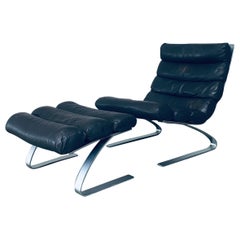 MCM Design SINUS Lounge Chair and Hocker by COR, Germany 1973