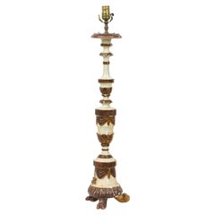Italian Neo-Classic Candlestick Lamp