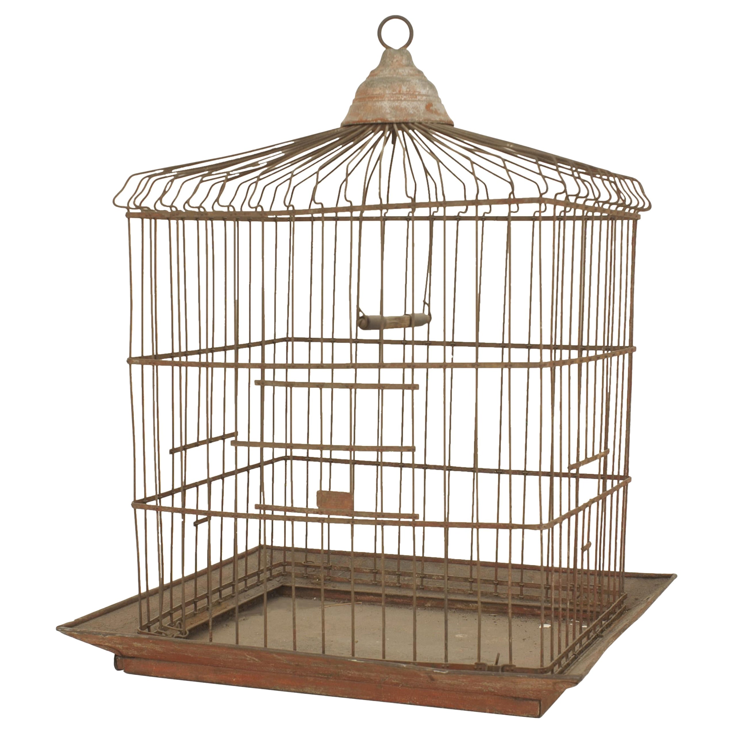 American Country Tole Bird Cage