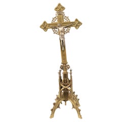 Italian Renaissance Bronze Crucifix