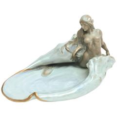 Superb Art Nouveau "Mermaid" Centerpiece
