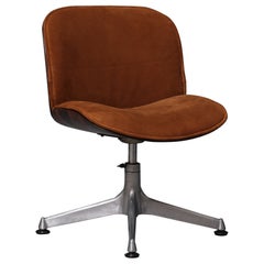 Chaise de bureau pivotante Ico Parisi des années 1960 restaurée par MiM Roma