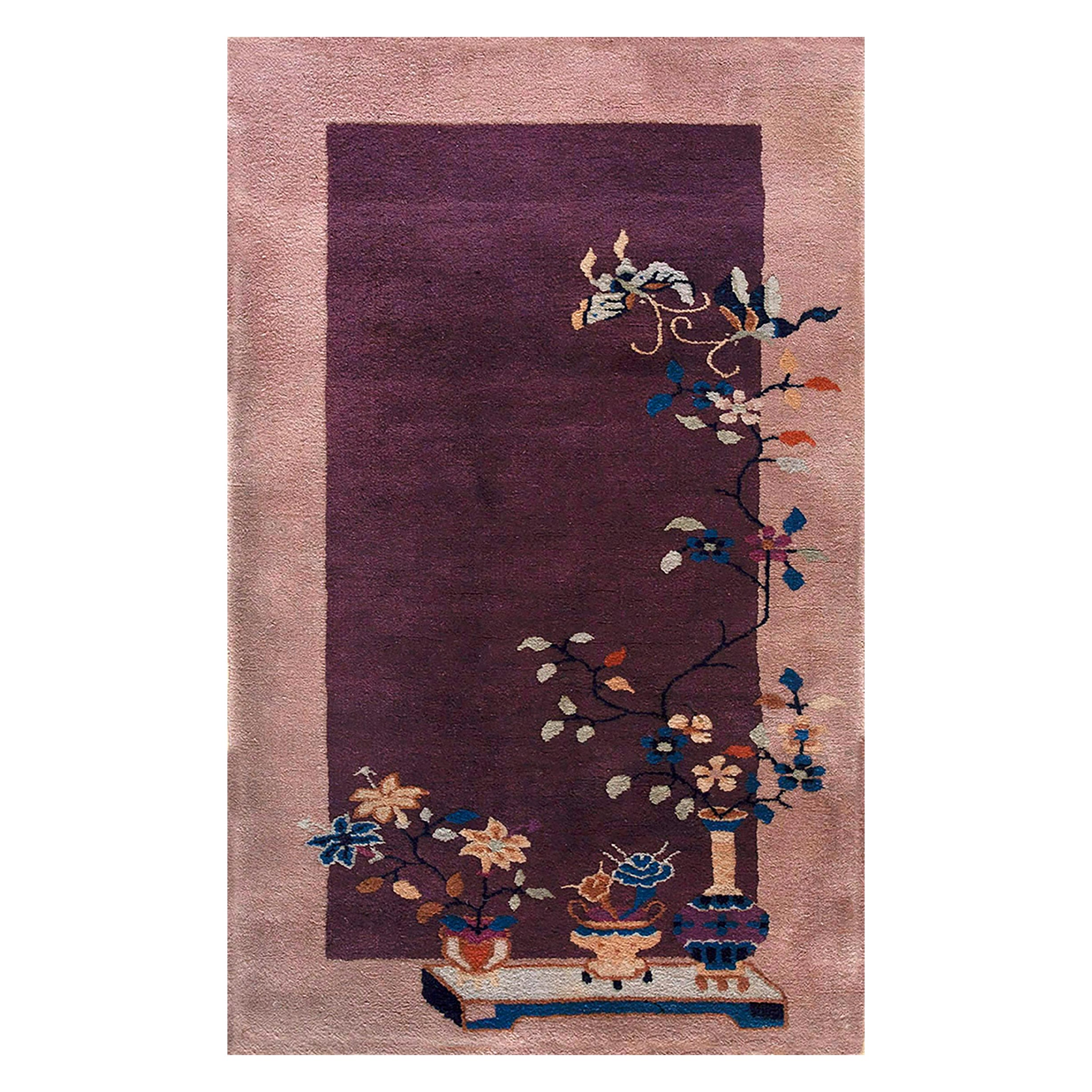 Alfombra Art Decó china de los años 20
