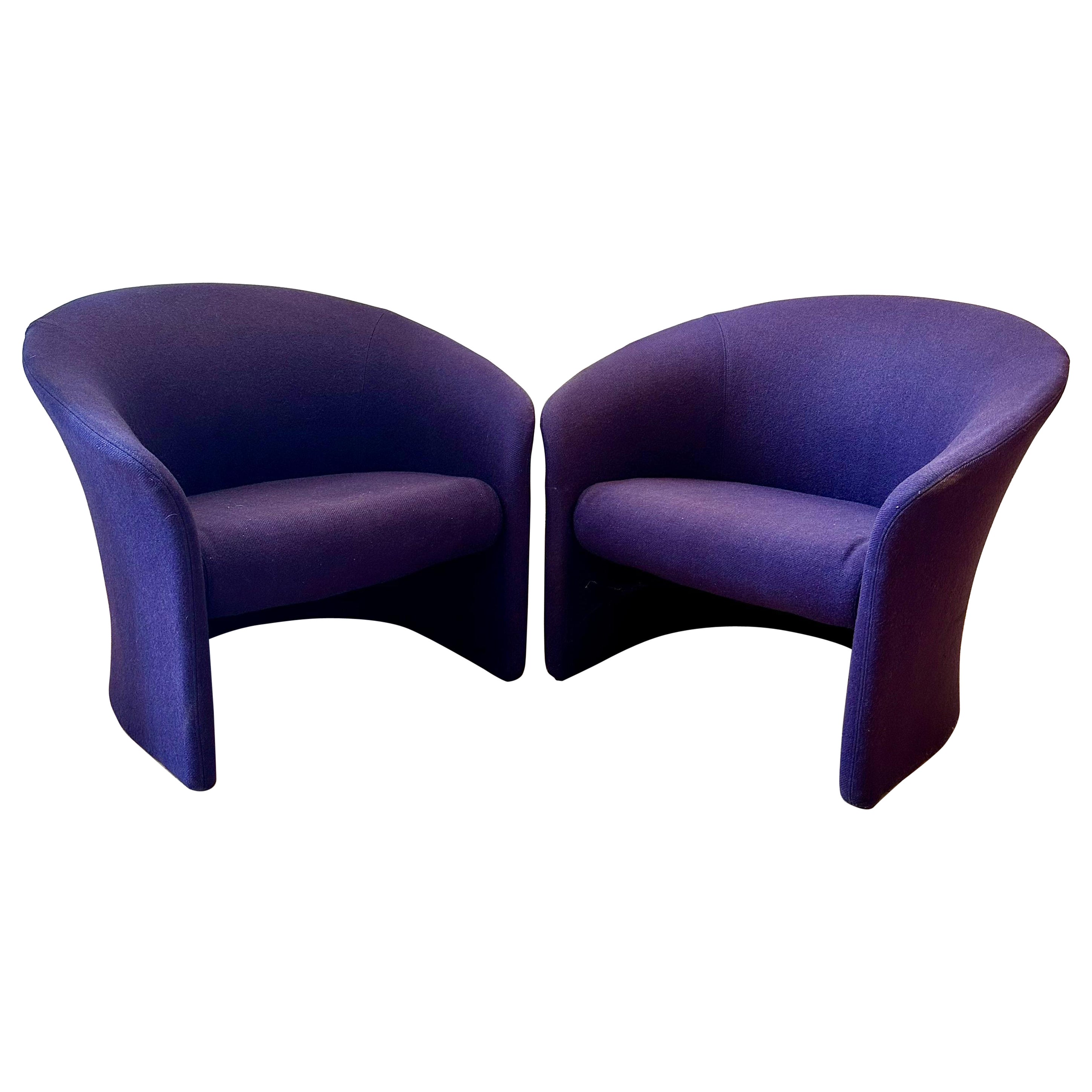 Pareja de sillas Rotunda de Lella y Massimo Vignelli para Hauserman, 1979