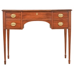 Kindel Furniture Federal Mahogany Vanity With Flip-Up Mirror, Newly Refinished