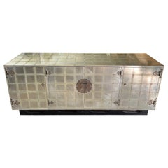 Gran Credenza italiana de plata dorada