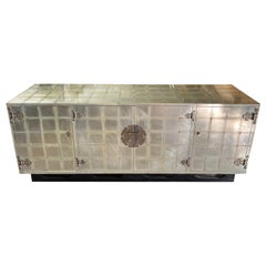 Large Italian Silver Gilt Credenza