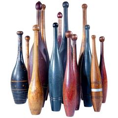 Used Large Decorative Indian Club Collection