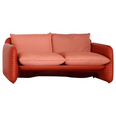 Saddle Leather Mara Sofa by Lorenza Bozzoli