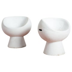 Cement Pod Chair by Willy Guhl