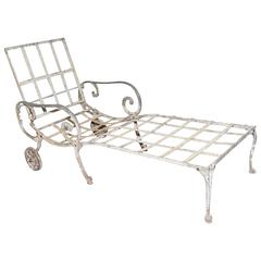 Vintage Outdoor Chaise Longue 1