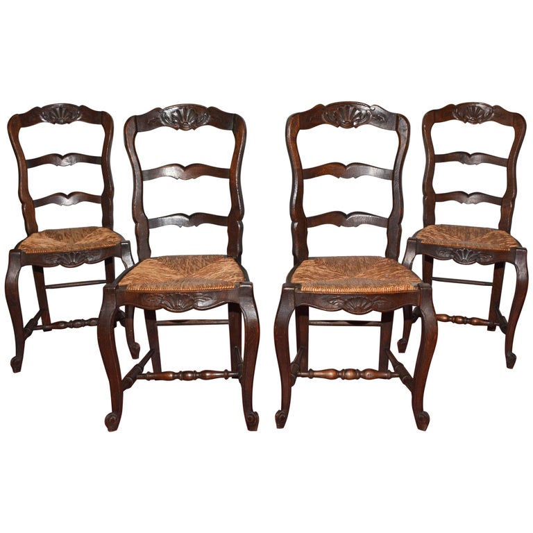 Antique French Provincial Dining Chairs For Sale at 1stDibs