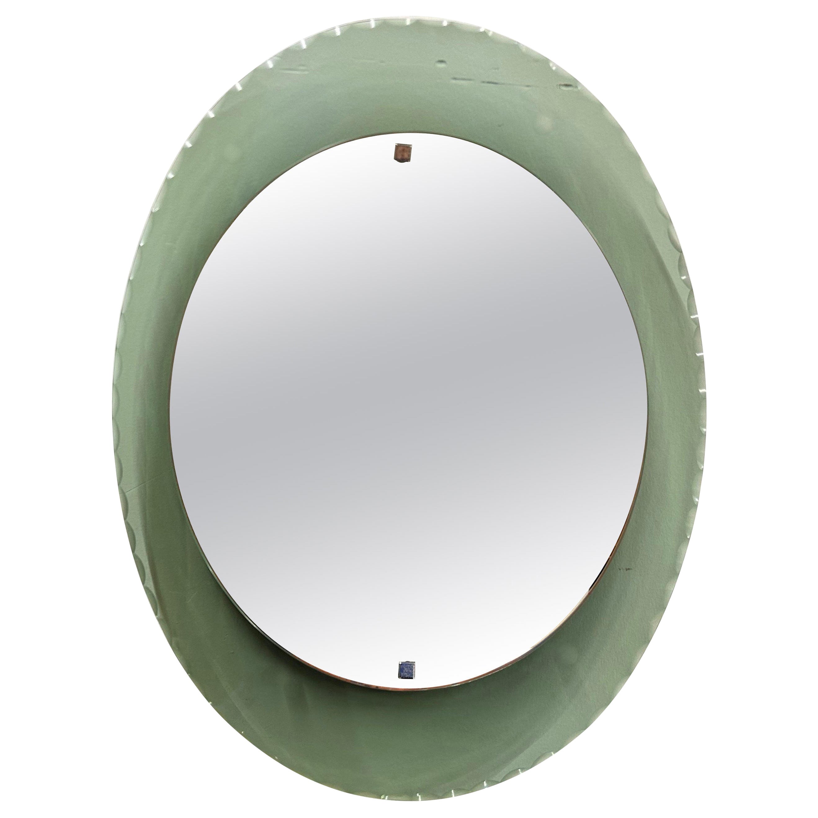 Italian Modern Mirror Inspired By Fontana Arte
