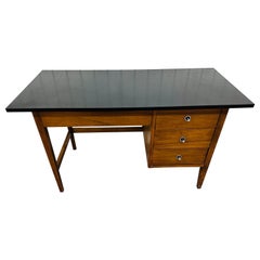 Vintage Mid-Century Modern Stanley Walnut Writing Desk