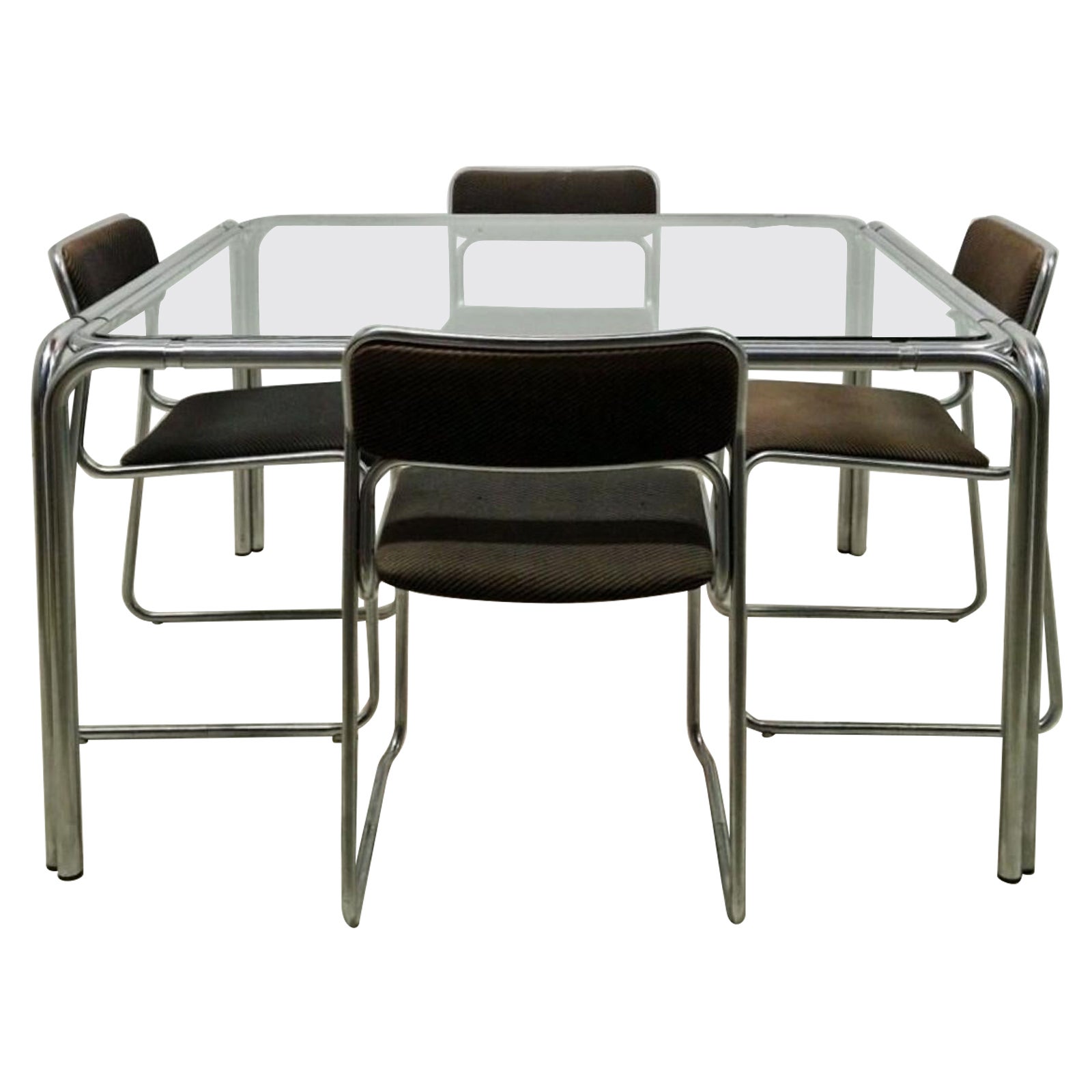 Néerlandais Ensemble de salle à manger de style Bauhaus par t Spectrum, Pays-Bas, années 1960 en vente